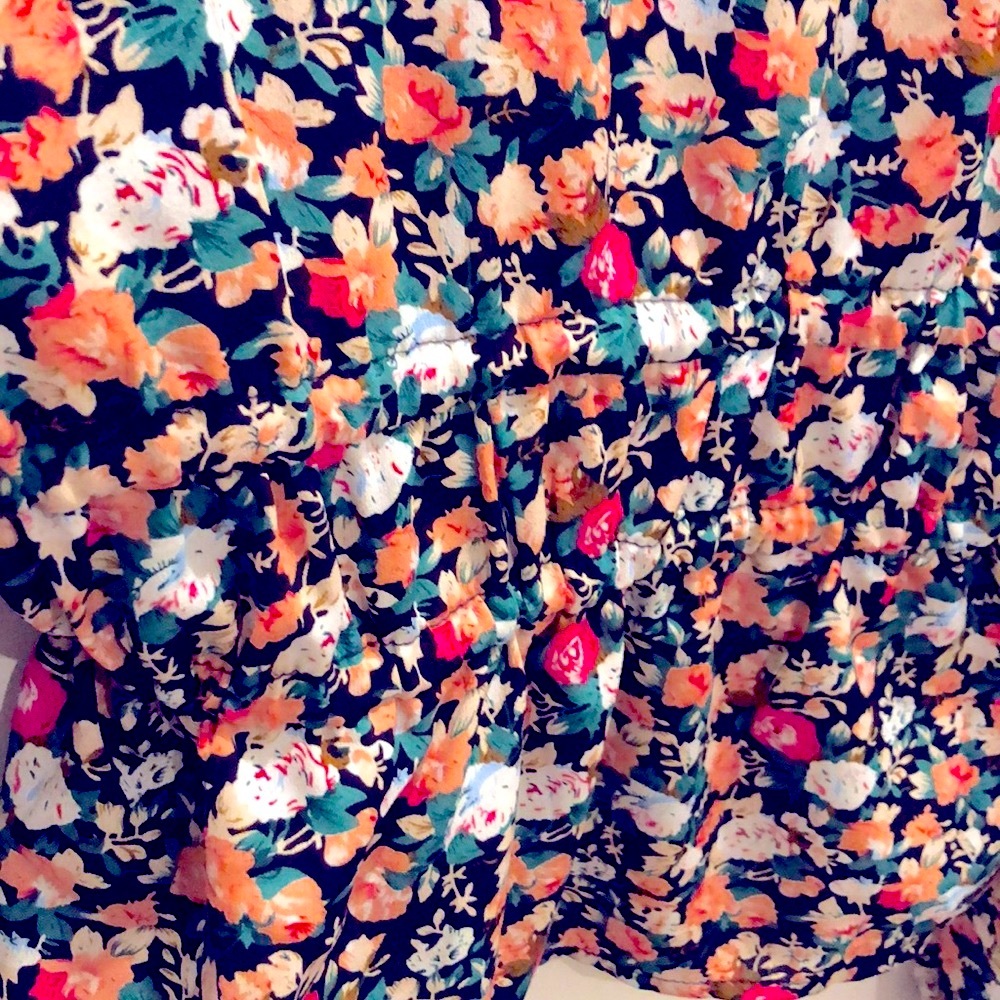 [SHEIN] Floral Long Bell-Sleeve Front-Tie Shirt - Womens Size Medium - Picture 5 of 10